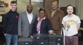 Maryville University staff donates tech equipment to Boys&rsquo; & Girls&rsquo; Club